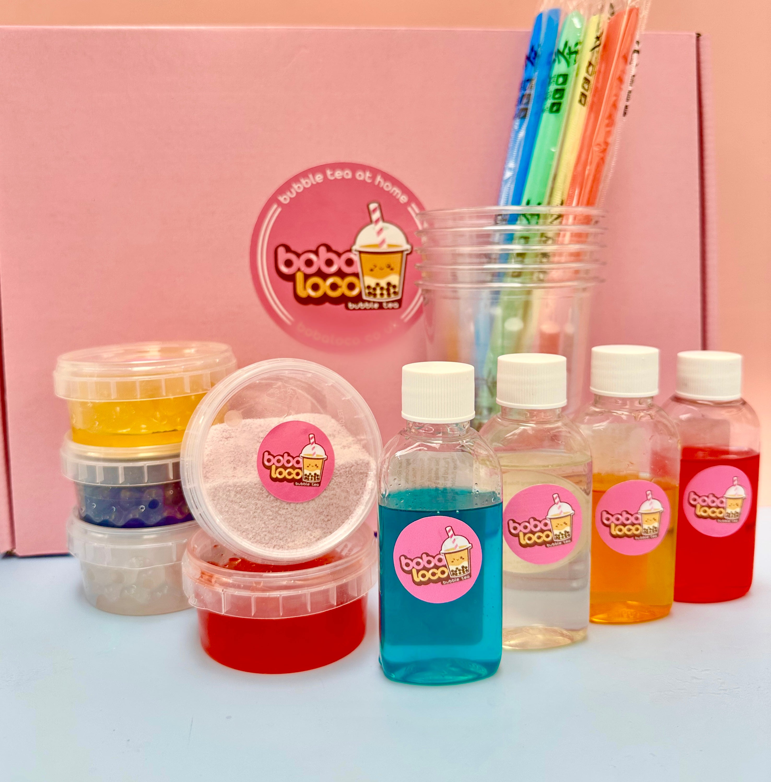 Colour-Changing Tropical Bubble Tea Kit – Boba Loco