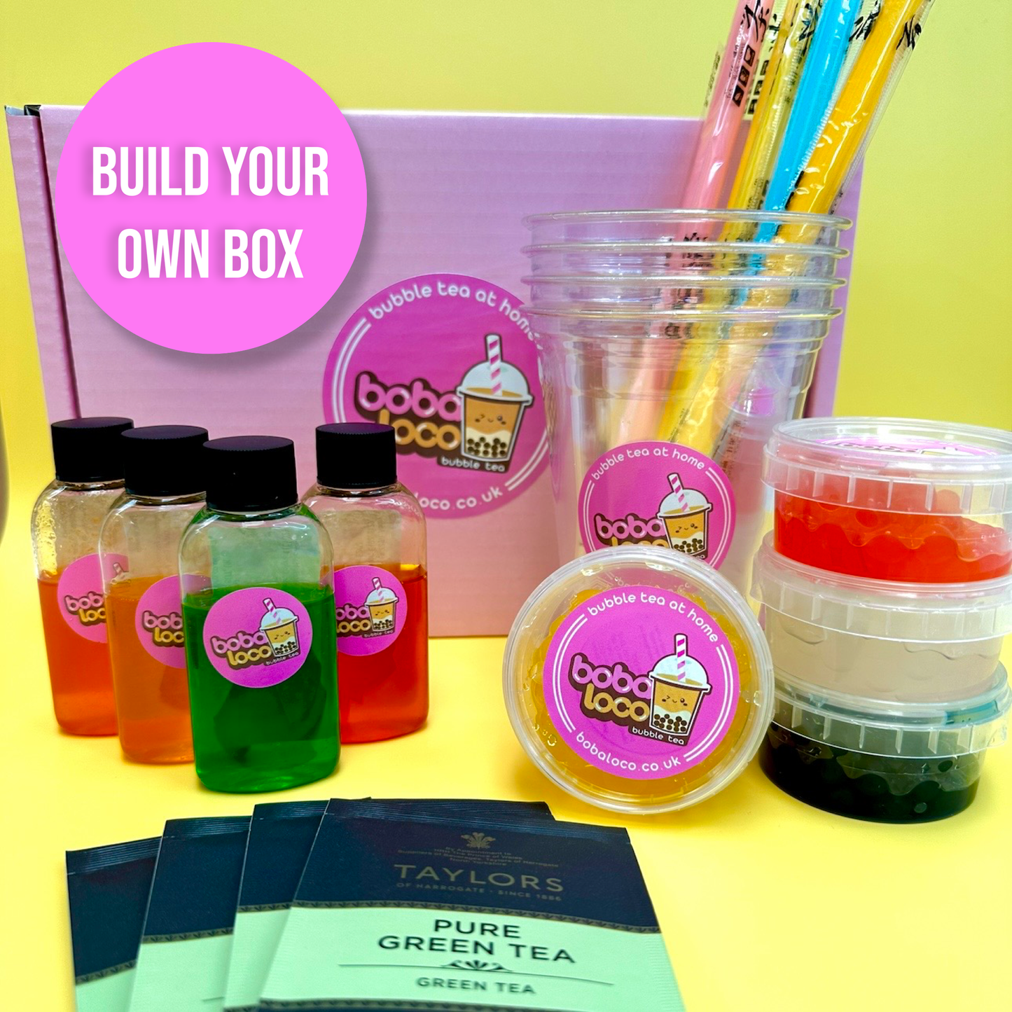 Build your own Bubble Tea Kit (100s of flavour options!)